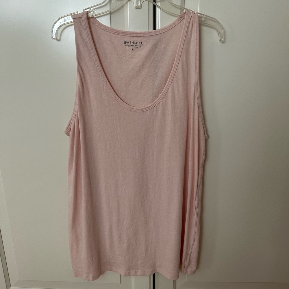 Athleta Light Pink Tank Top